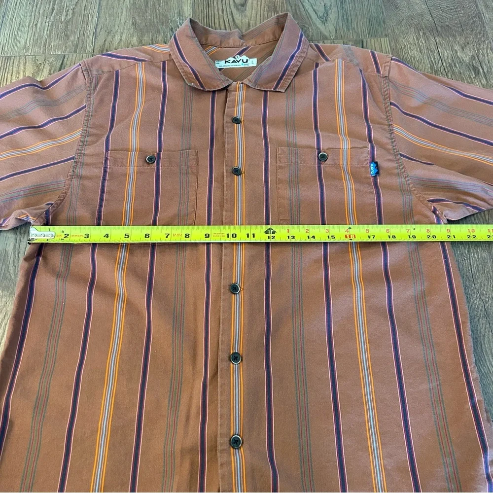 Kavu Denny Shirt in Coffee Color Large - Picture 4 of 8